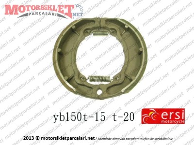 Ersi Motor YB150T-15 T-20 Arka Fren Balatası